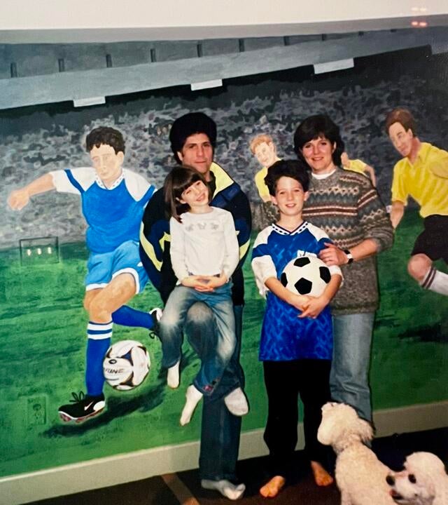 Wish kid Philip playing soccer as a kid
