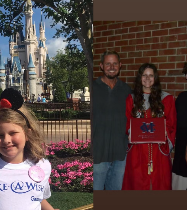 Wish alum Mya Beth then and now