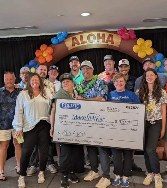 Pacific Plumbing Supply Check Presentation