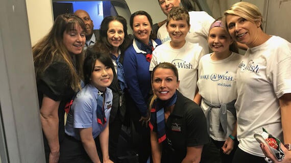 American Airlines celebrates 30 years of taking wish kids to new heights!
