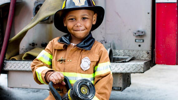 Tyren's firefighter wish