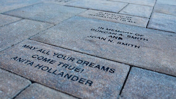 Brick naming opportunity at the Wishing Place