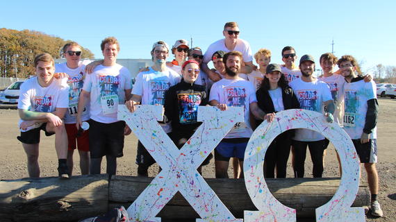 Oregon State University's Chi Omega hosts annual 5K Color Fun Run in support of local wishes.