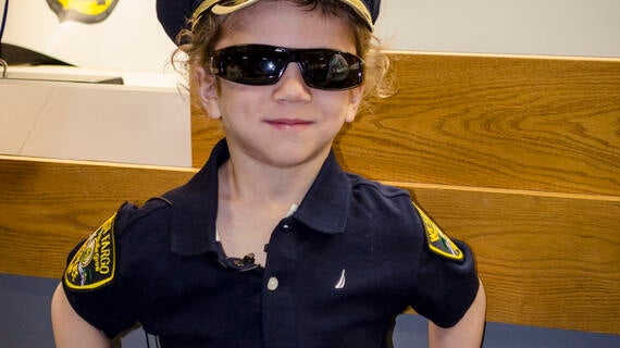Kajj wearing sunglasses
