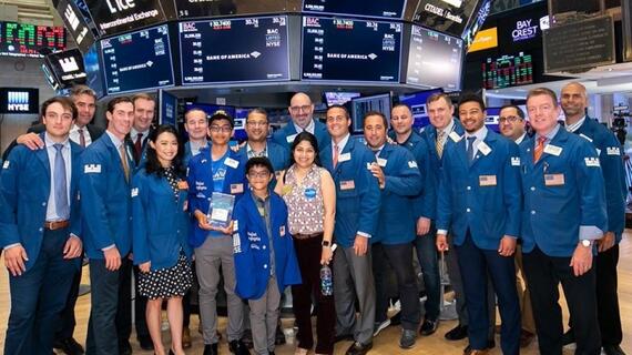 Rajat at NYSE