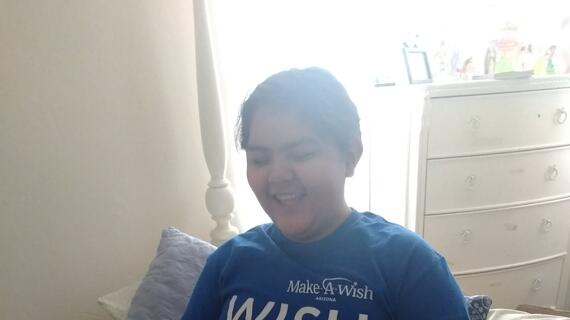 Arianna wished for a BrailleNote and braille printer so she could be more independent.