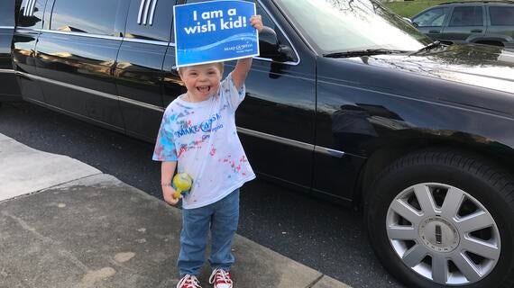 Brady's excitement about his wish was contagious