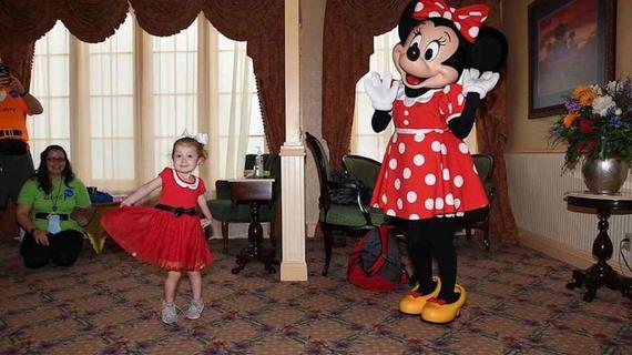 Emily,I wish to dance with Minnie Mouse
