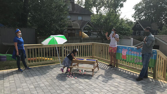 Emmy's wish for a safe backyard