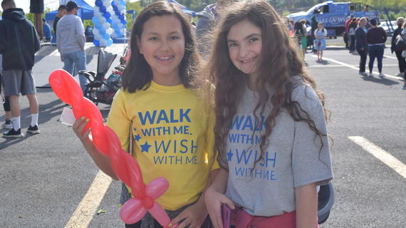 Two wish kids at 2019 CT Walk For Wishes