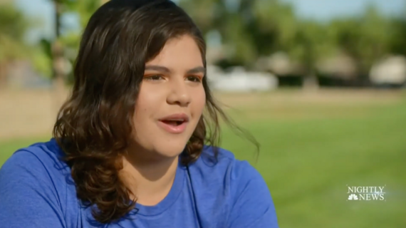 Karina on the NBC Nightly News