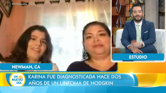 Karina en Telemundo discutiendo su deseo