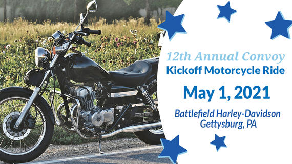 Join us for the 12th Annual Convoy Kickoff Motorcycle ride on May 1, 2021.