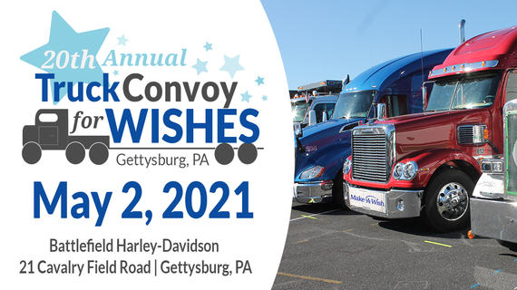 Join us for the 20th Annual Truck Convoy for Wishes on May 2nd.