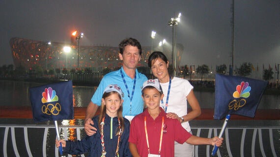 At the Olympics