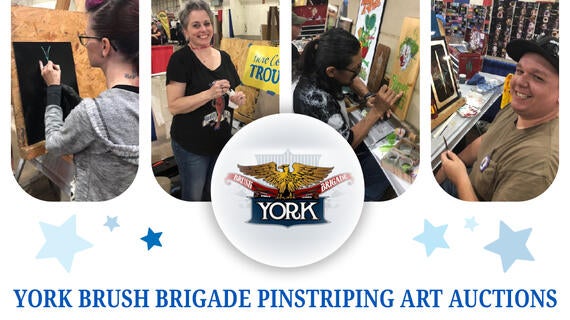 York Brush Brigade Pinstriping Art Auction