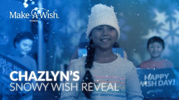 Chazlyn's Snowy Wish Reveal