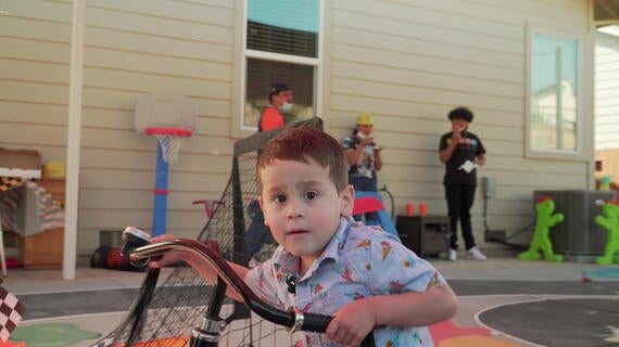 Vaughn's wish to have a backyard makeover