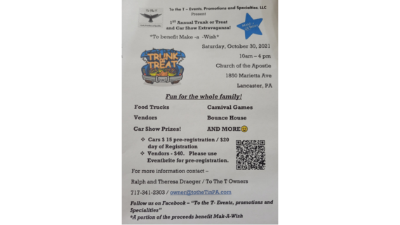 1st Annual Trunk or Treat and Car Show Extravaganza