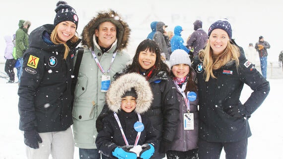 Wish kid Tiago and Family