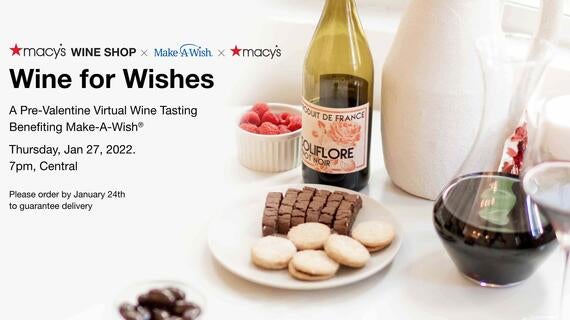 Macy's Wine For Wishes Promotional Image