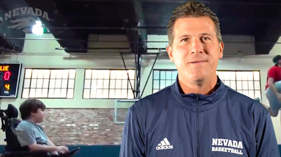 Coach Alford of the Nevada Wolf Pack