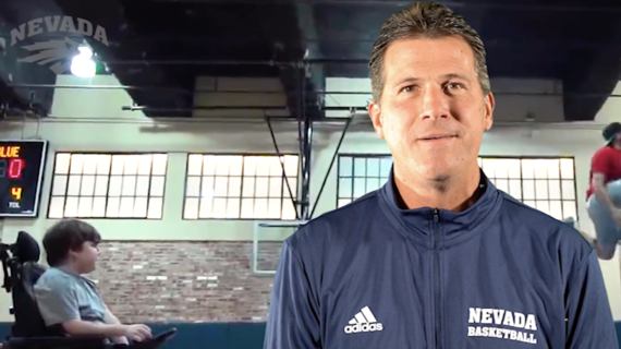 Coach Alford of the Nevada Wolf Pack