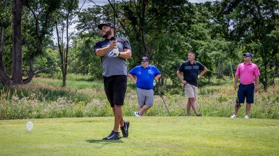 Golfers at Rotary golf outing.
