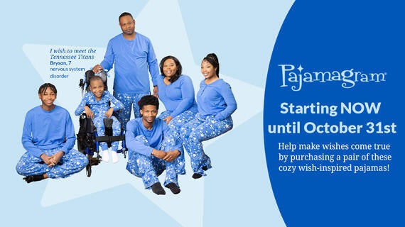 Pajamagram Make-A-Wish inspired pajamas