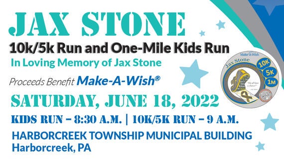 Jax Stone 10k/5k Walk/Run and One-mile Kids Run