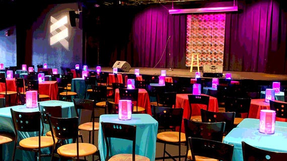 Interior of Cobbs Comedy Club in San Francisco
