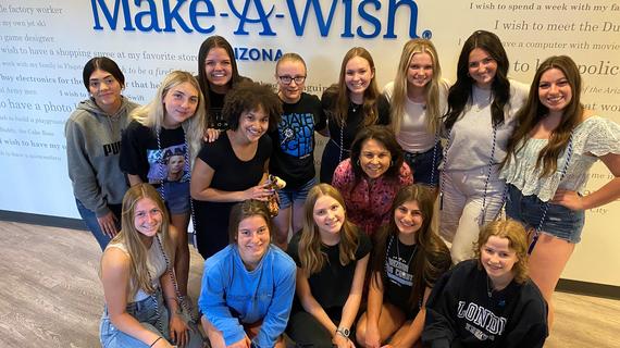 We partnered w/ Make-A-Wish to help outfit 5 All-Star wish kids