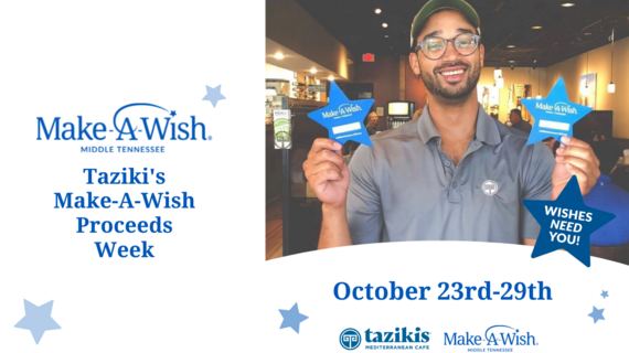 Taziki's Proceeds Week Graphic