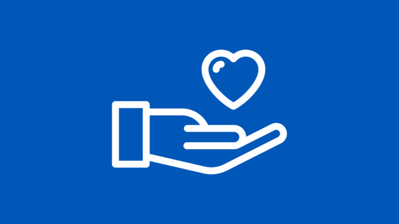 Event Banner Hand Heart