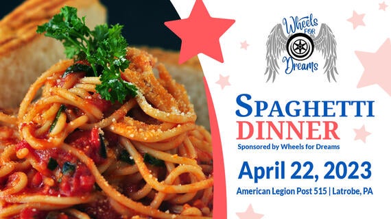 Wheels for Wishes Spaghetti Dinner