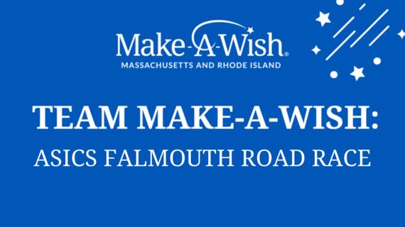 Team Make-A-Wish in the ASICS Falmouth Road Race