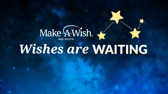 Wishes are waiting card image for Make-A-Wish Mid-South