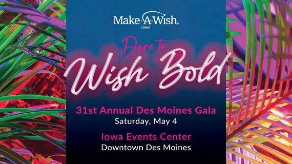 Dare to Wish Bold Cover Photo DSM Gala