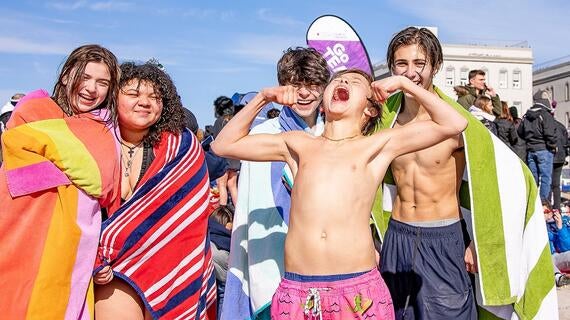 Kids at Polar Bear Splash