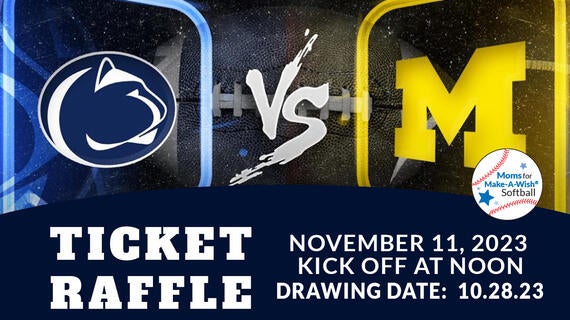 Penn State Ticket Raffle - DRAWING DATE: 10.28.23