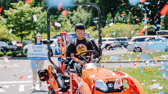 Judah's wish for a tractor