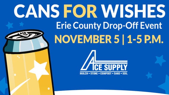 Cans for Wishes Erie County Drop-Off Event