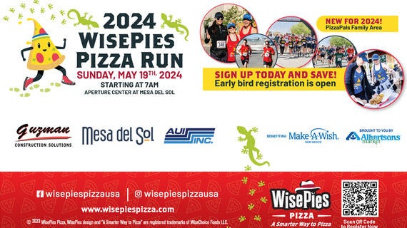 2024 WisePies Run Banner