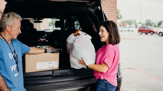 Making donation