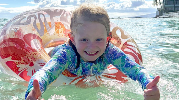 Hannah's wish to visit Hawaii