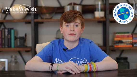 Wish kid Colby shares a message about World Wish Month