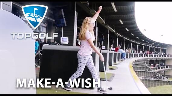 Wish kid Topgolf