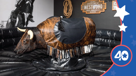 Mechanical Bull at Westwood Bar