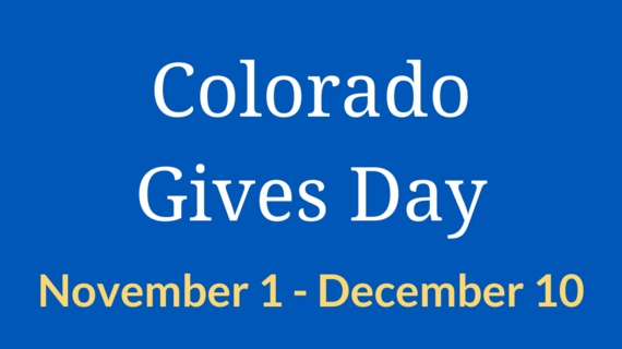 Colorado Gives Day nov 1 - dec 10