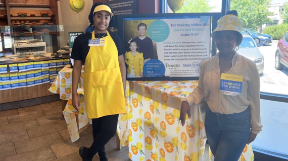 Chicagoland Panera Lemonade Fundraiser for Make-A-Wish